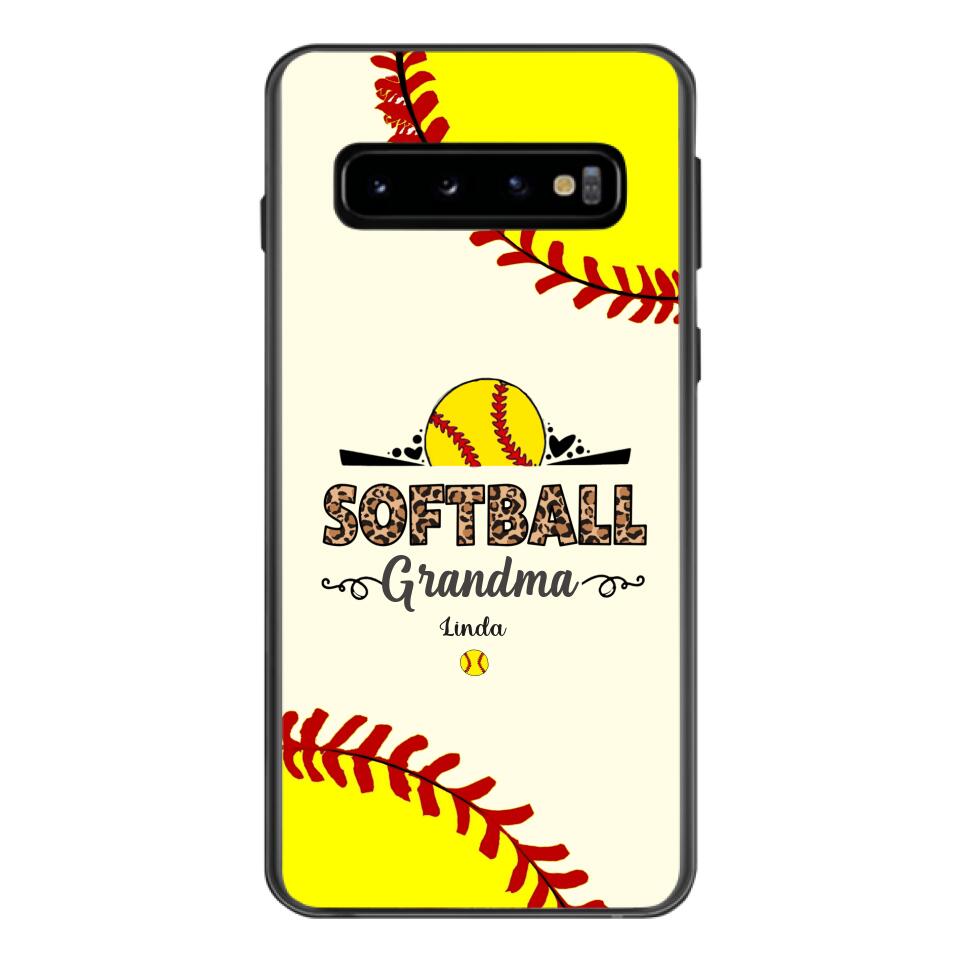 Personalized Softball Grandma Phone Case 3N 2503