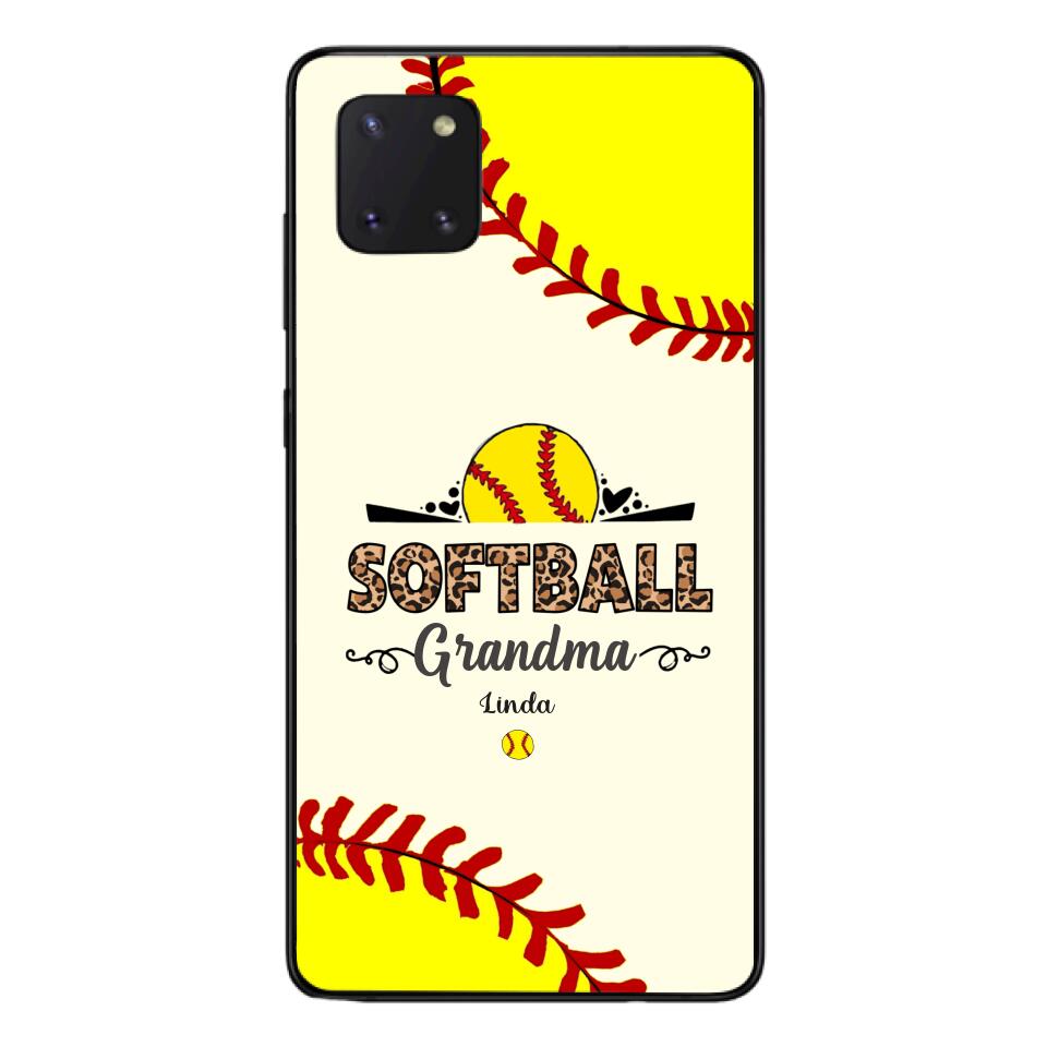 Personalized Softball Grandma Phone Case 3N 2503