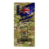 Personalized Australian soldier camo rank Phone Case 3T 2503