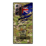 Personalized Australian soldier camo rank Phone Case 3T 2503