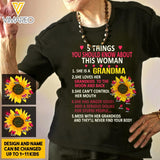 PERSONALIZED YOU SHOULD KNOW ABOUT GRANDMA TSHIRT QTTQ2503