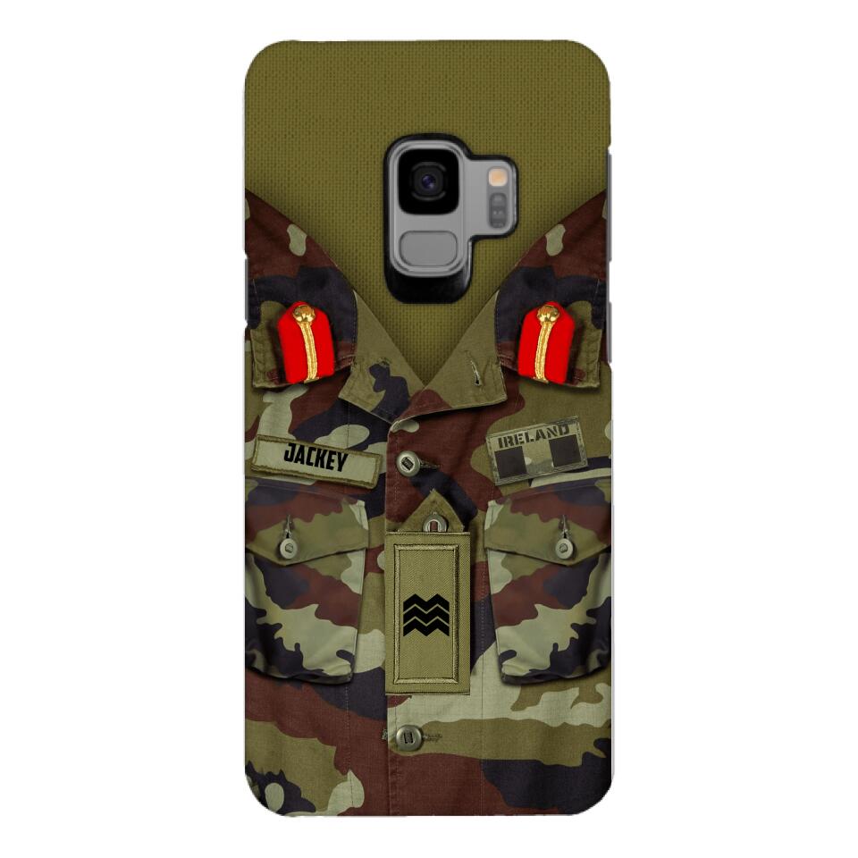 Personalized Irish Soldier Camo Phone Case Printed 25MAR-VQ25