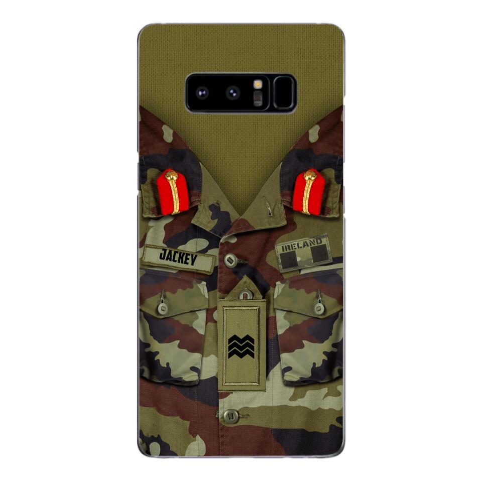 Personalized Irish Soldier Camo Phone Case Printed 25MAR-VQ25