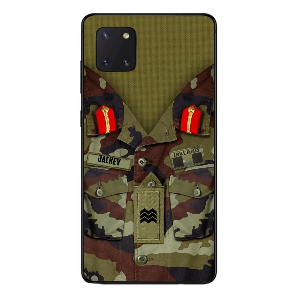 Personalized Irish Soldier Camo Phone Case Printed 25MAR-VQ25