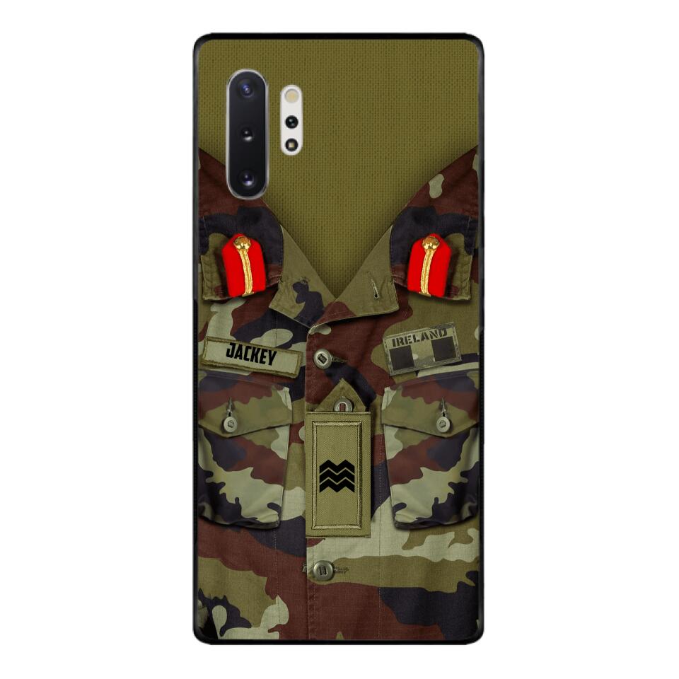 Personalized Irish Soldier Camo Phone Case Printed 25MAR-VQ25