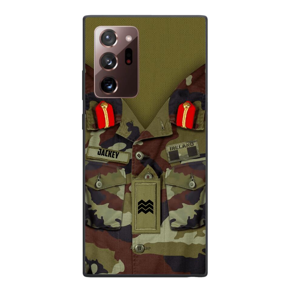 Personalized Irish Soldier Camo Phone Case Printed 25MAR-VQ25