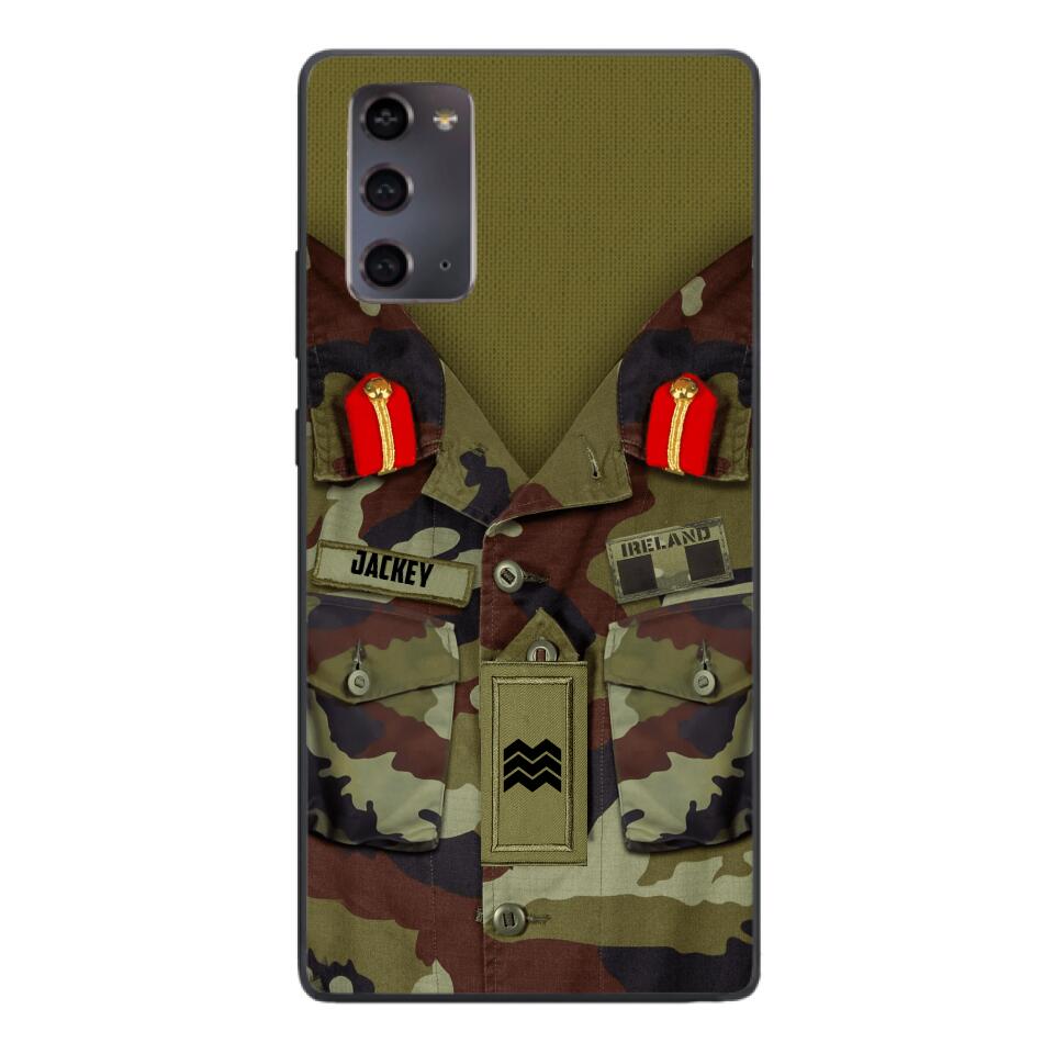 Personalized Irish Soldier Camo Phone Case Printed 25MAR-VQ25