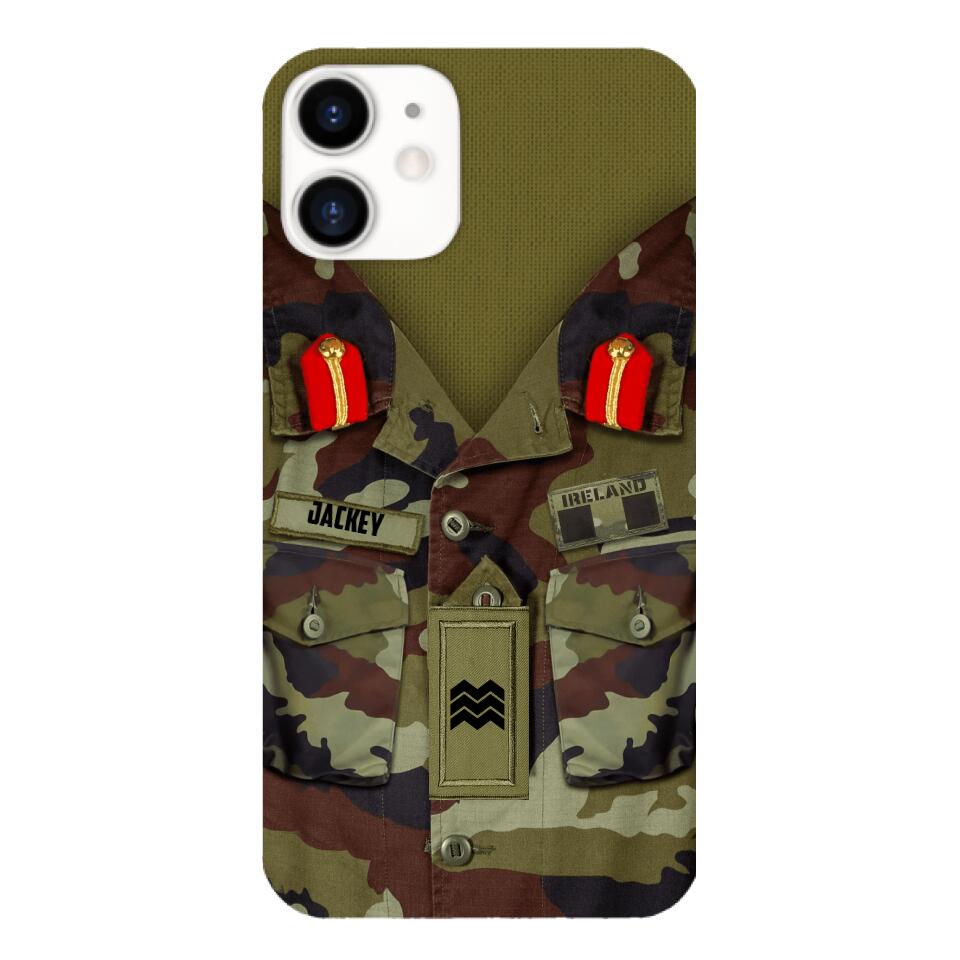 Personalized Irish Soldier Camo Phone Case Printed 25MAR-VQ25