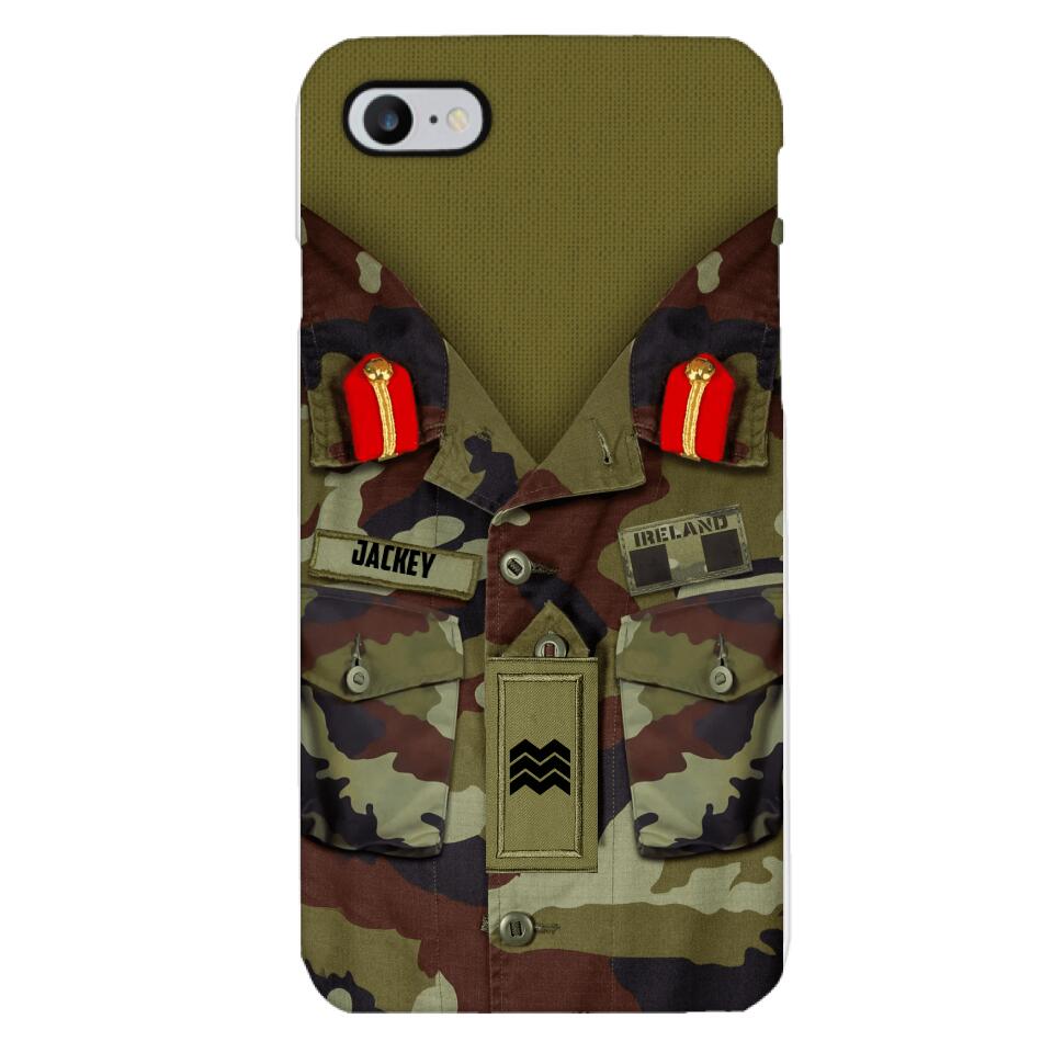 Personalized Irish Soldier Camo Phone Case Printed 25MAR-VQ25