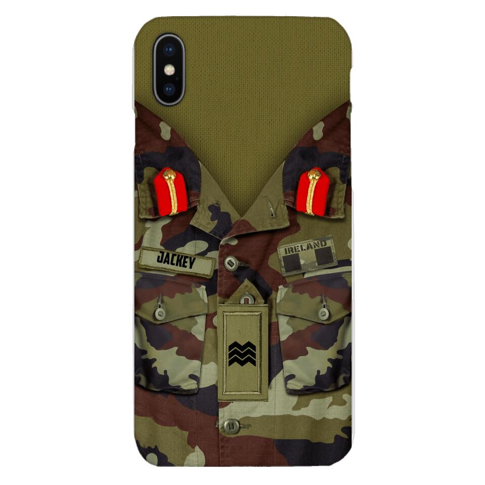 Personalized Irish Soldier Camo Phone Case Printed 25MAR-VQ25