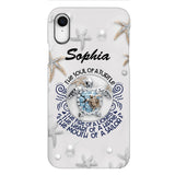 PERSONALIZED TURTLE GIRL WITH NAME PHONECASE QTTQ2603