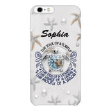 PERSONALIZED TURTLE GIRL WITH NAME PHONECASE QTTQ2603