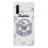 PERSONALIZED TURTLE GIRL WITH NAME PHONECASE QTTQ2603