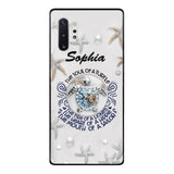 PERSONALIZED TURTLE GIRL WITH NAME PHONECASE QTTQ2603