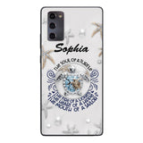 PERSONALIZED TURTLE GIRL WITH NAME PHONECASE QTTQ2603