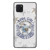 PERSONALIZED APRIL TURTLE GIRL PHONECASE QTTQ2603