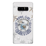 PERSONALIZED APRIL TURTLE GIRL PHONECASE QTTQ2603