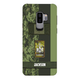 Personalized Canada soldier camo rank Phone Case M3Q 2603