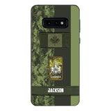 Personalized Canada soldier camo rank Phone Case M3Q 2603