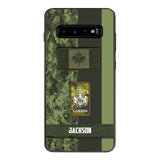 Personalized Canada soldier camo rank Phone Case M3Q 2603