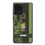 Personalized Canada soldier camo rank Phone Case M3Q 2603