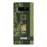 Personalized Canada soldier camo rank Phone Case M3Q 2603