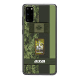Personalized Canada soldier camo rank Phone Case M3Q 2603