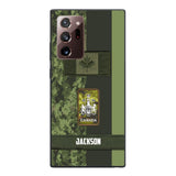 Personalized Canada soldier camo rank Phone Case M3Q 2603