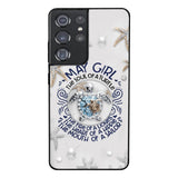 PERSONALIZED MAY TURTLE GIRL PHONECASE QTTQ2603