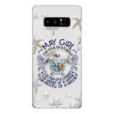 PERSONALIZED MAY TURTLE GIRL PHONECASE QTTQ2603