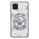 PERSONALIZED JUNE TURTLE GIRL PHONECASE QTTQ2603