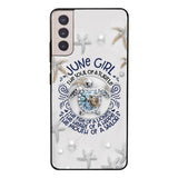 PERSONALIZED JUNE TURTLE GIRL PHONECASE QTTQ2603