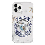 PERSONALIZED JUNE TURTLE GIRL PHONECASE QTTQ2603