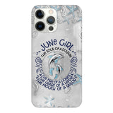 PERSONALIZED JUNE DOLPHIN GIRL PHONECASE QTTQ2603