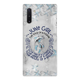 PERSONALIZED JUNE DOLPHIN GIRL PHONECASE QTTQ2603