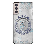 PERSONALIZED APRIL DOLPHIN GIRL PHONECASE QTTQ2603