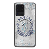 PERSONALIZED APRIL DOLPHIN GIRL PHONECASE QTTQ2603