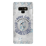 PERSONALIZED APRIL DOLPHIN GIRL PHONECASE QTTQ2603