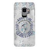 PERSONALIZED APRIL DOLPHIN GIRL PHONECASE QTTQ2603