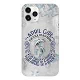 PERSONALIZED APRIL DOLPHIN GIRL PHONECASE QTTQ2603