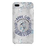 PERSONALIZED APRIL DOLPHIN GIRL PHONECASE QTTQ2603