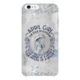 PERSONALIZED APRIL DOLPHIN GIRL PHONECASE QTTQ2603
