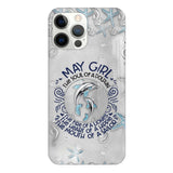 PERSONALIZED MAY DOLPHIN GIRL PHONECASE QTTQ2603