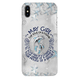PERSONALIZED MAY DOLPHIN GIRL PHONECASE QTTQ2603