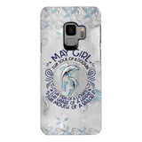 PERSONALIZED MAY DOLPHIN GIRL PHONECASE QTTQ2603
