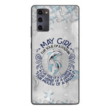 PERSONALIZED MAY DOLPHIN GIRL PHONECASE QTTQ2603