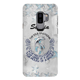 PERSONALIZED DOLPHIN GIRL WITH NAME PHONECASE QTTQ2603