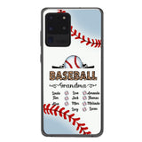 Personalized Baseball grandma Phone Case 3N 2603