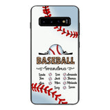 Personalized Baseball grandma Phone Case 3N 2603