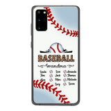 Personalized Baseball grandma Phone Case 3N 2603
